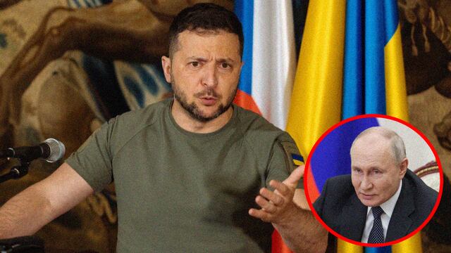 Zelensky se lanza contra Putin