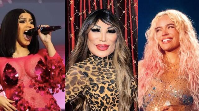 Cardi B, Lyn May, Karol G