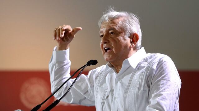 El presidente López Obrador