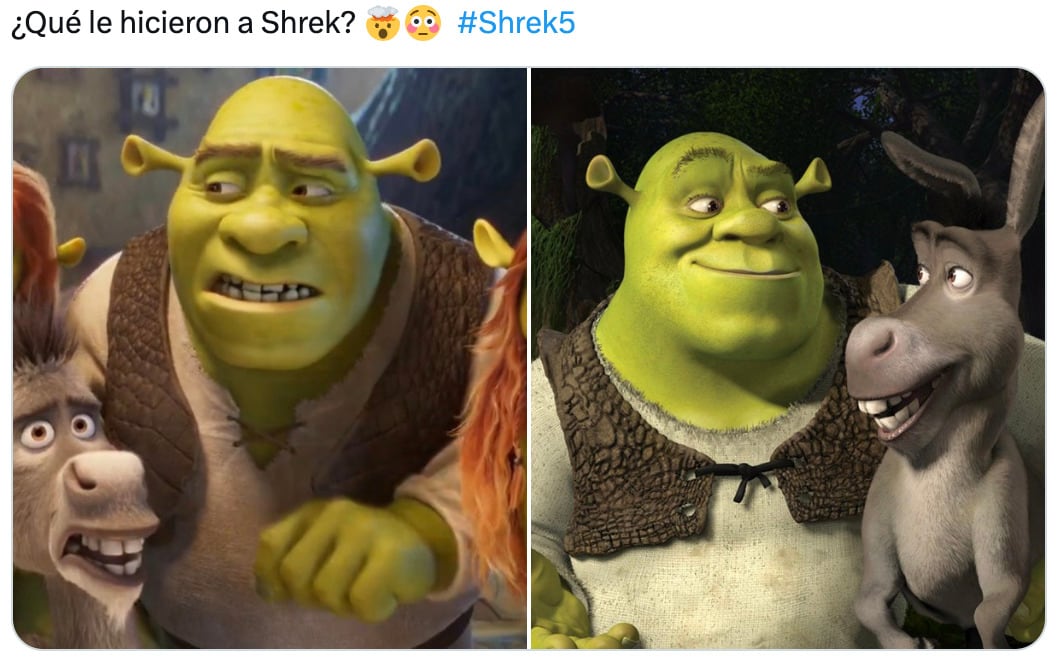 Usuarios se quejan del rediseño de Shrek 5 con memes