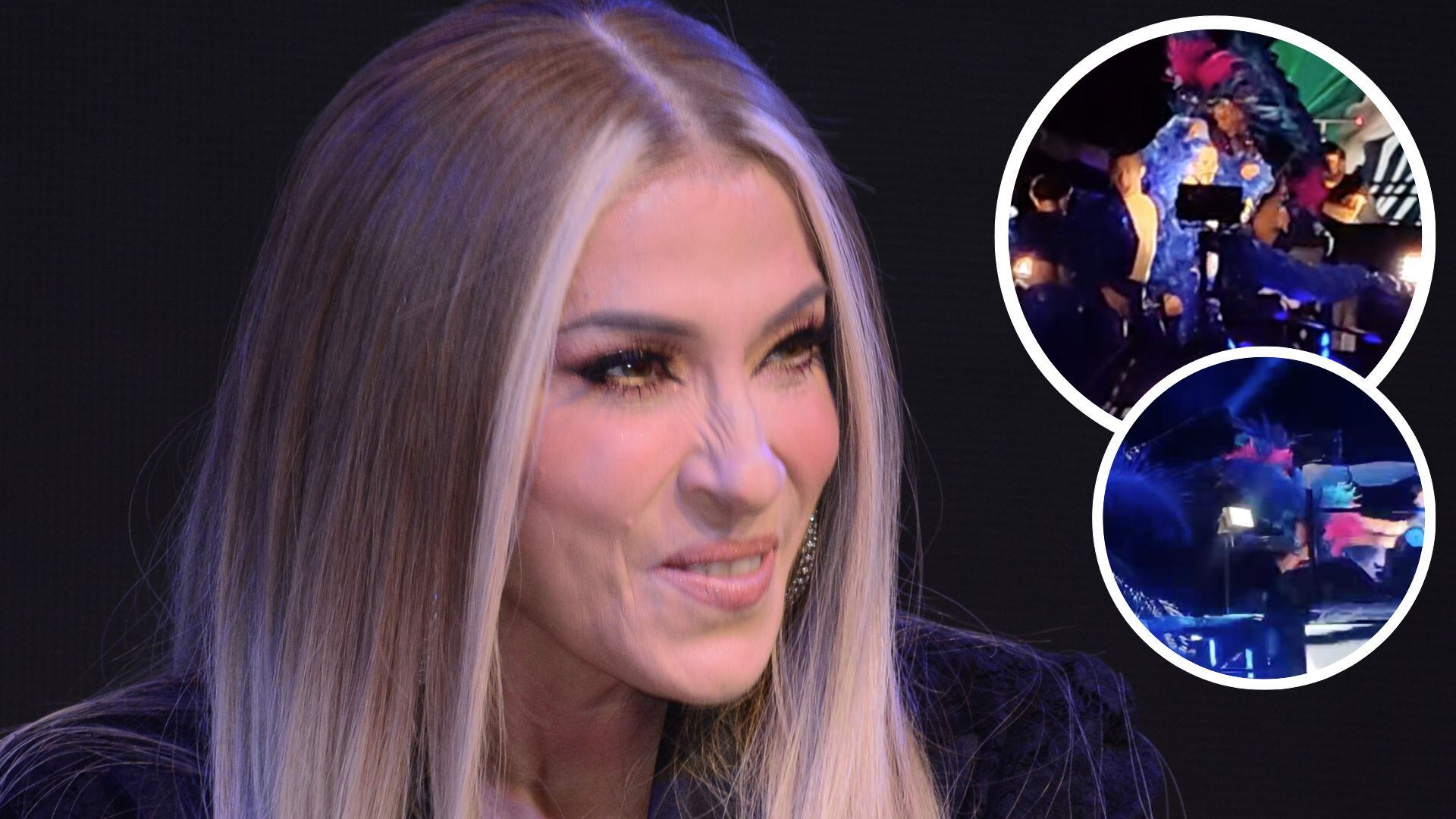 Yuri se cae en Carnaval de Veracruz, pero ni así dejó de cantar (VIDEO)