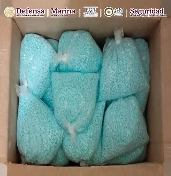 DEA destaca golpe al CJNG tras decomiso de fentanilo en Colima