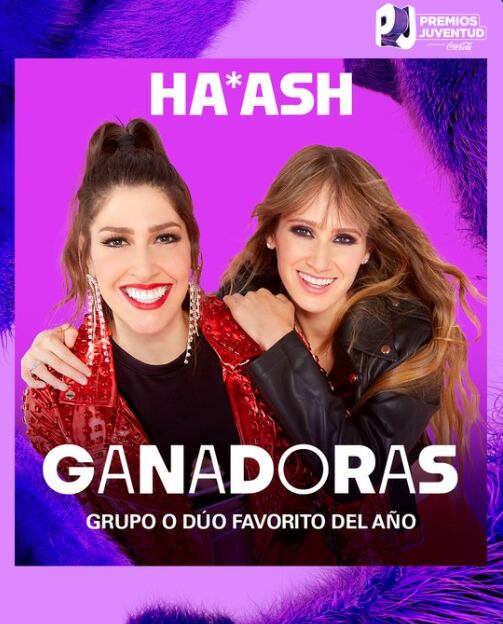 Ha*Ash gana en la categoría en la categoría a Grupo o Dúo Favorito del Año