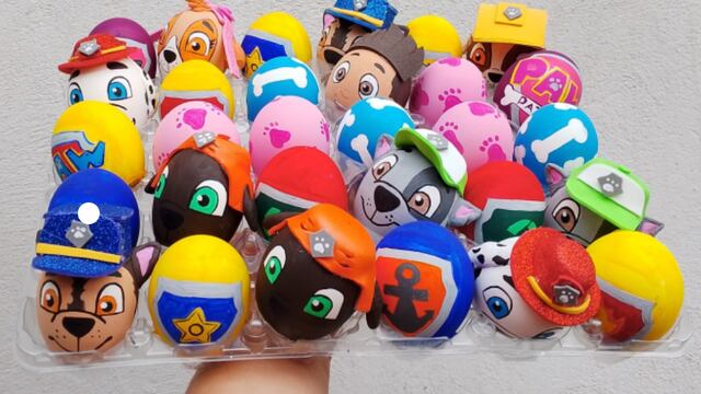 Huevos de Pascua de Paw Patrol