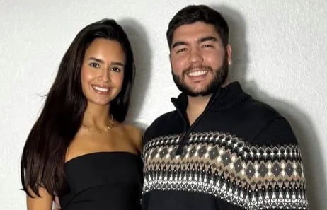 Skarlet Rodríguez y José Castro