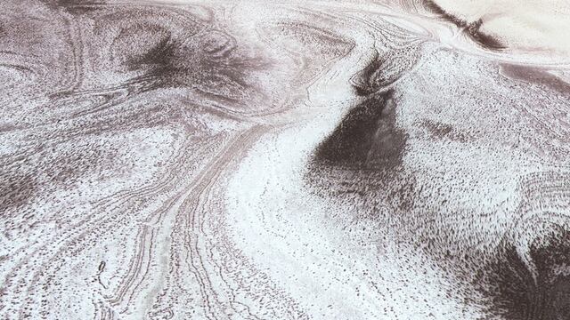 Paraíso invernal en Marte captado por la sonda Mars Express