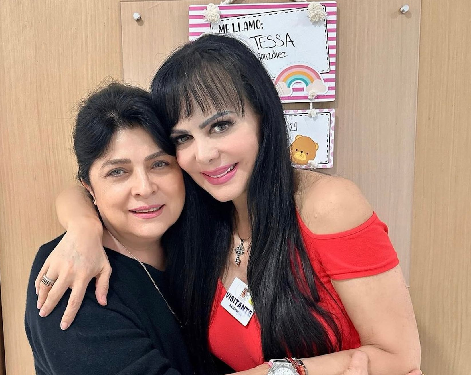 Maribel Guardia visitó a Tessa, la hija de José Eduardo Derbez