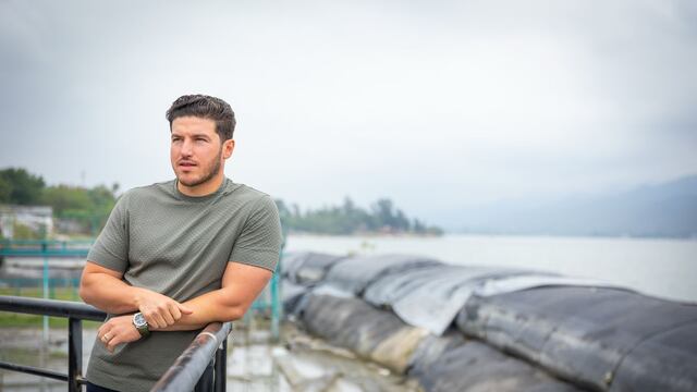 Samuel García en Malecón de la Presa La Boca
