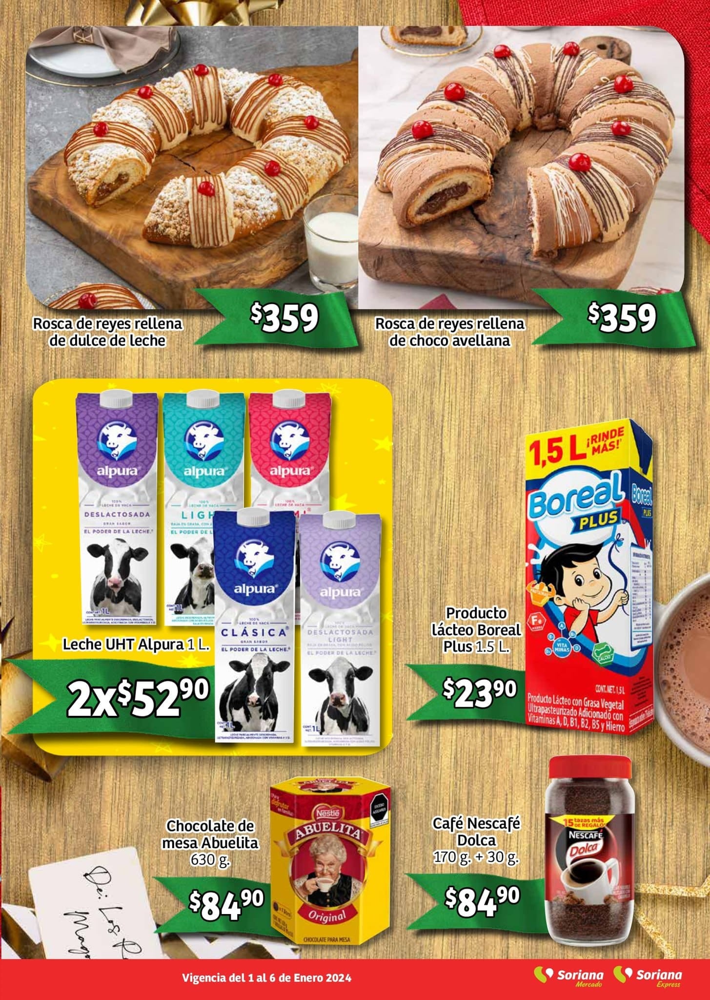 Ofertas del Folleto Soriana Reyes Magos 4 al 6 de enero 2024