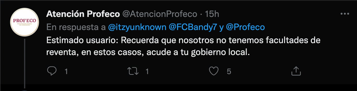 Profeco se deslinda de sanciones por reventa de boletos y política de TicketMaster