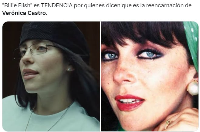 ¿Verónica Castro o Billie Eilish?