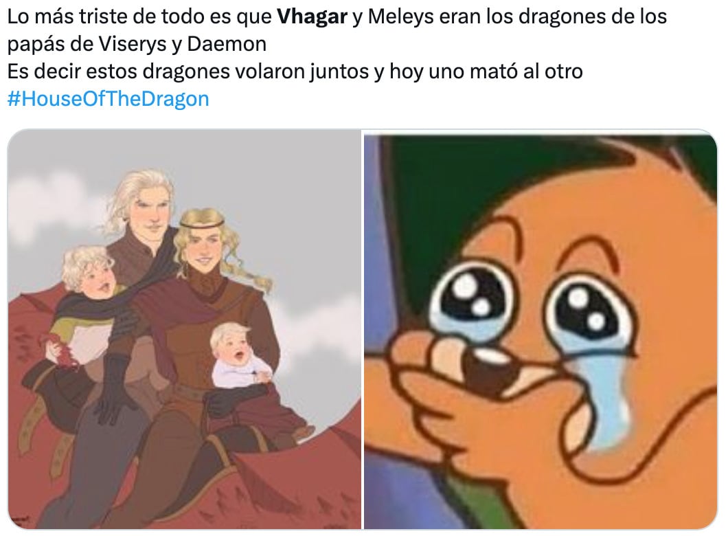 Memes se van en contra de Aemond Targaryen y Vhagar de La Casa del Dragón