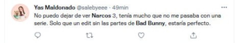 Comentarios sobre Bad Bunny como ‘El Kitty’ Páez en Narcos 3