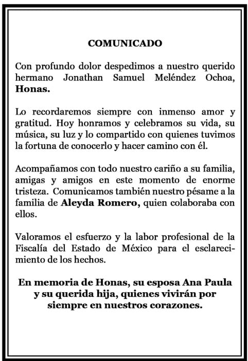 Camilo Séptimo se pronuncia por la muerte de Jonathan Meléndez