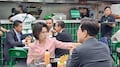 Captan a Lee Jae-myung y primera dama en Tacos Atarantados de CDMX
