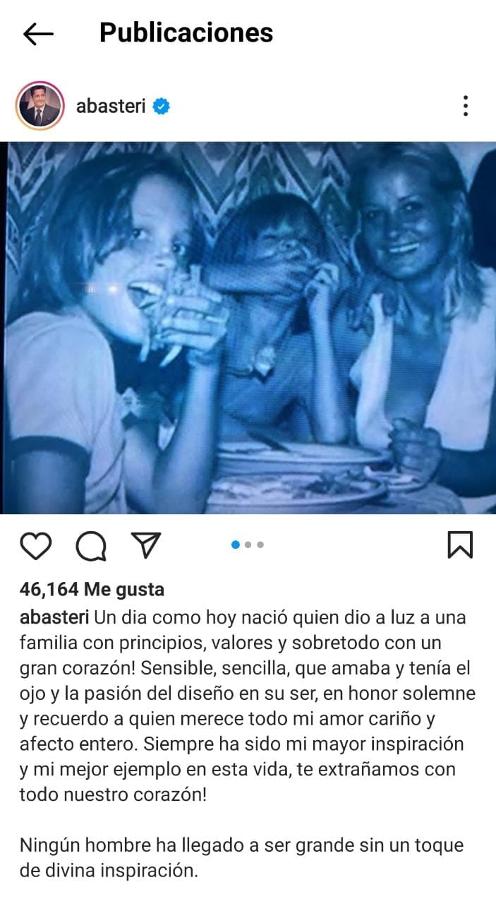 Publicación de Instagram