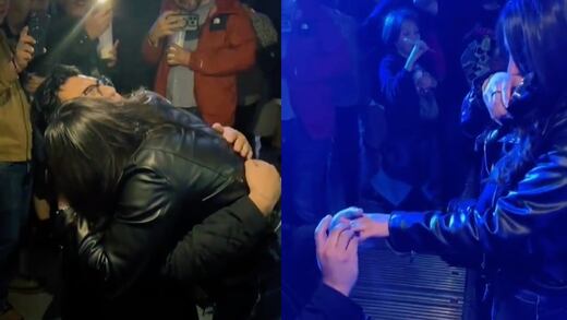 Le pide matrimonio al ritmo de Nothing Else Matters en concierto de Metallica y el video emociona a TikTok