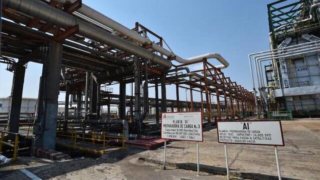 Refinería de Pemex en Salamanca, Guanajuato.