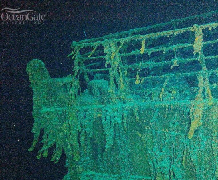 Imagen del Titanic tomada en 2021