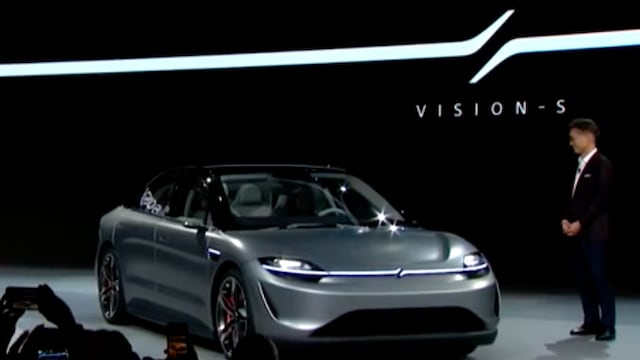 Sorprende Sony con lanzamiento de Vision-S, su primer auto