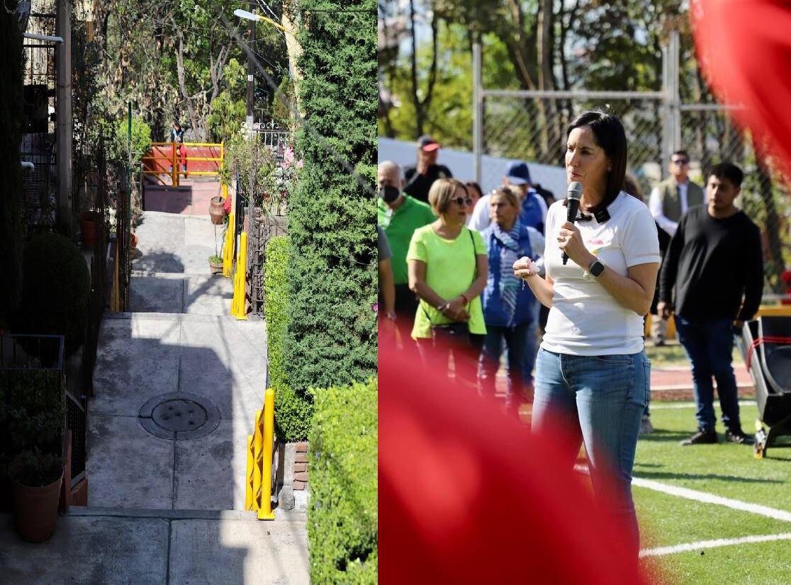 Lía Limón entrega obras públicas en Álvaro Obregón