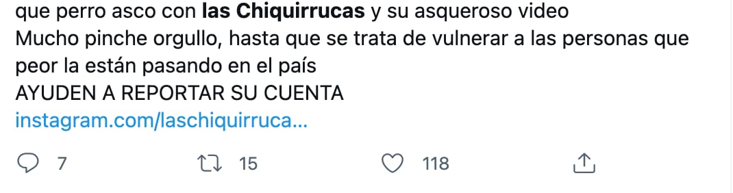 Usuarios piden cancelación para 'Las chiquirrucas'