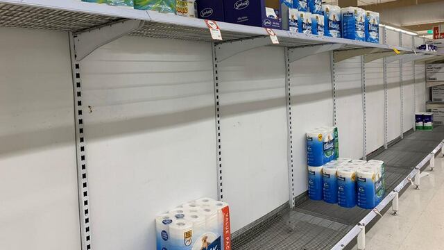 Papel higiénico escasea en Australia por coronavirus