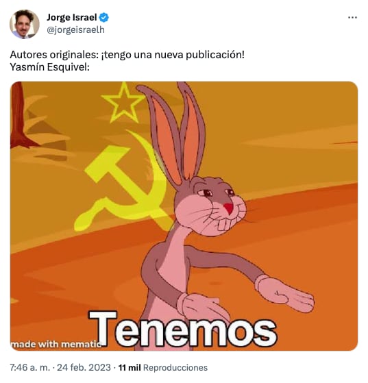 Memes a Yasmín Esquivel por plagio de tesis de Doctorado