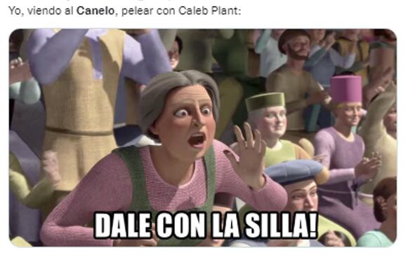 Memes Canelo Álvarez y Caleb Plant