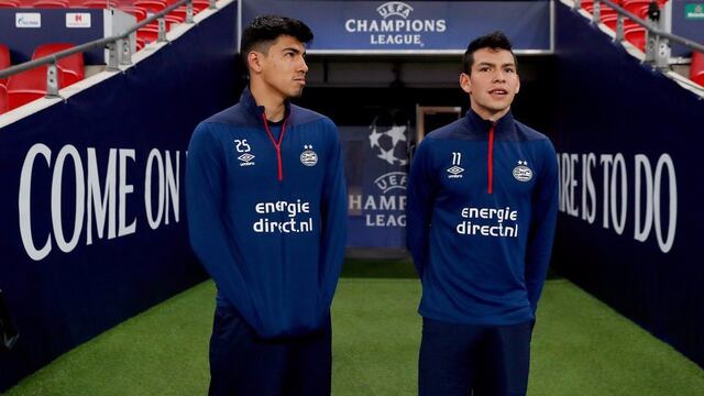 Erick Gutiérrez e Hirving Lozano.