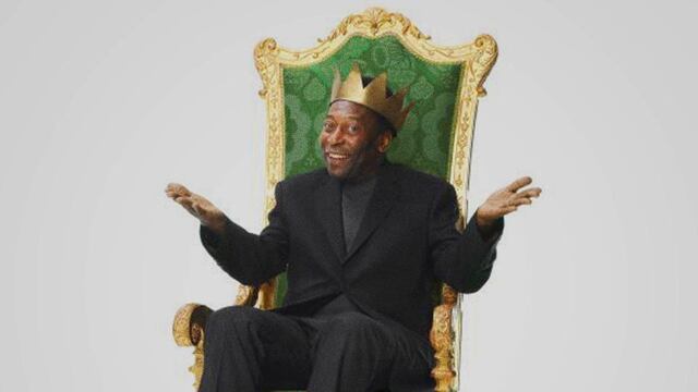 Pelé, mítico futbolista brasileño.