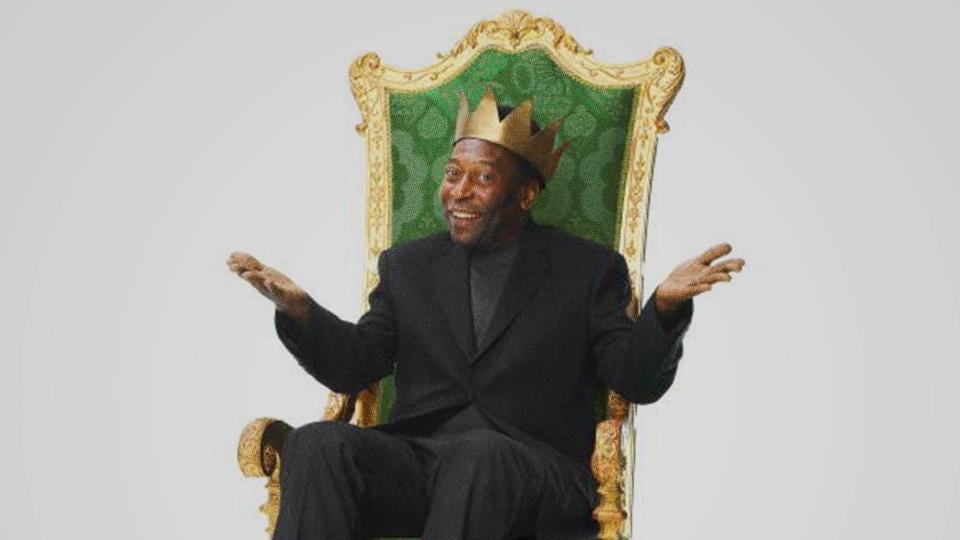 Pelé, mítico futbolista brasileño.