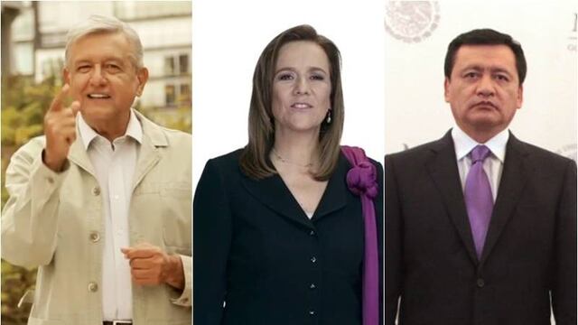 AMLO, Margarita Zavala, Osorio Chong