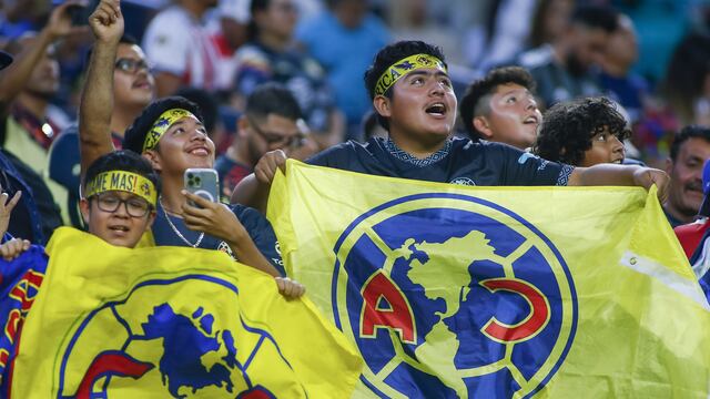 Afición del América en el SoFi Stadium