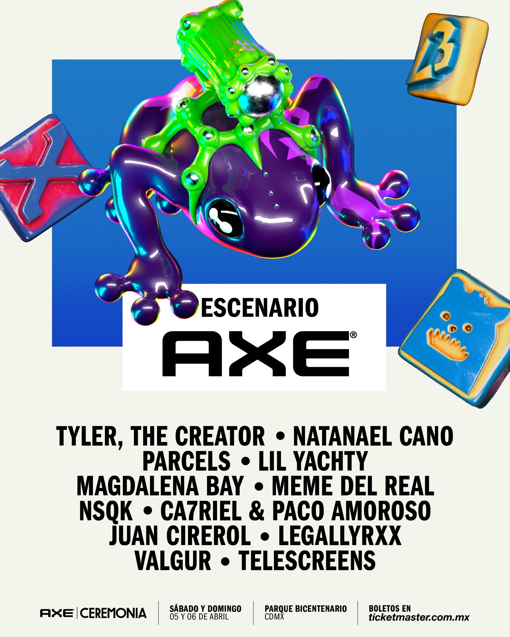 Axe Ceremonia 2025 revela escenarios para el 5 y 6 de abril