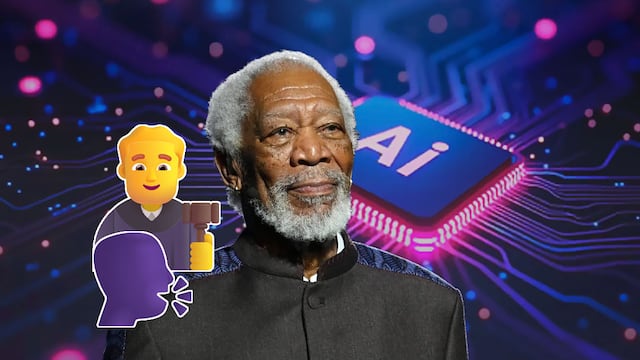 Morgan Freeman prepara demanda por deepfakes de su voz creados con IA