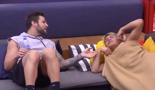 Nicola Porcella y Wendy Guevara en La Casa de los Famosos México