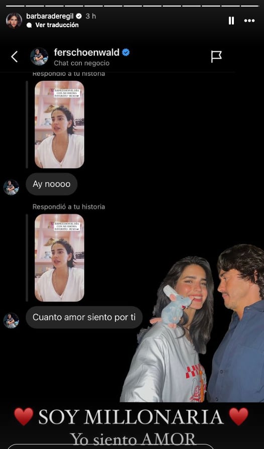 El esposo de Bárbara de Regil, Fernando Schoenwald se derrite al escucharla hablar en ruso