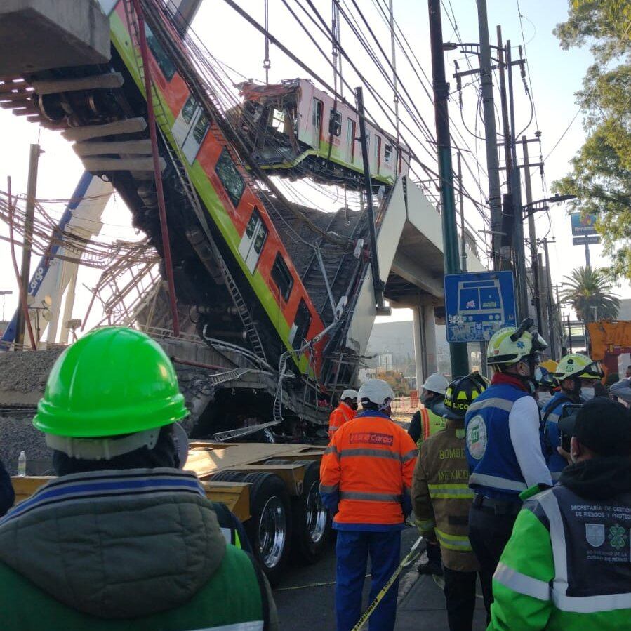Accidente en Línea 12 del metro