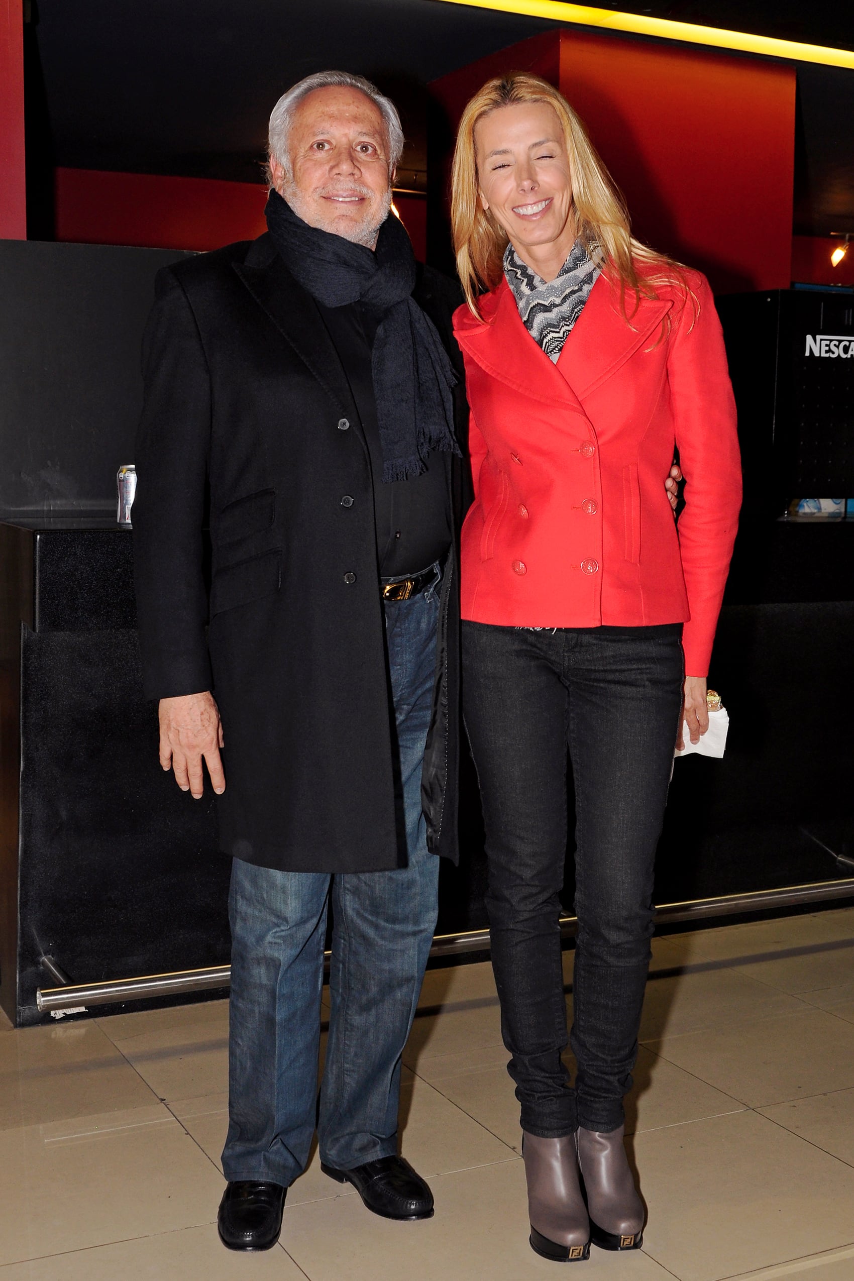 Luis de Llano con su esposa Fabiola Lozano.