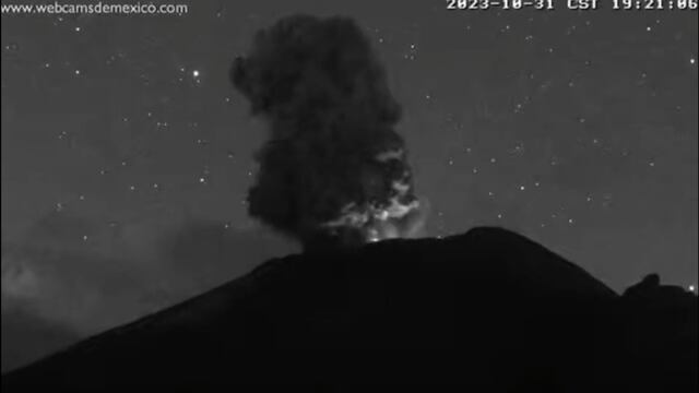 ¿Qué pasa con el Volcán Popocatépetl hoy 31 de octubre 2023? Explosión provoca alerta amarilla