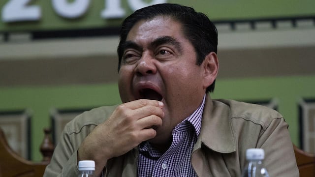 Miguel Barbosa, candidato a la gubernatura de Puebla.