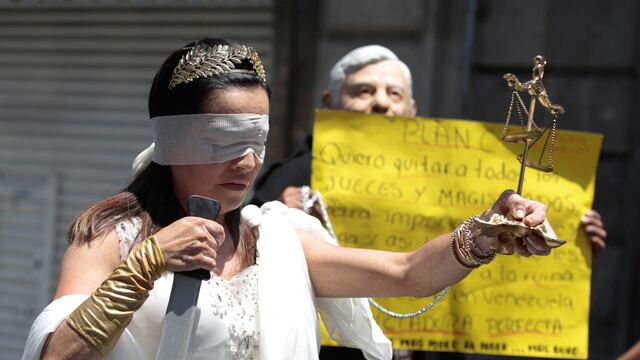 Protesta en rechazo a la reforma al poder judicial
