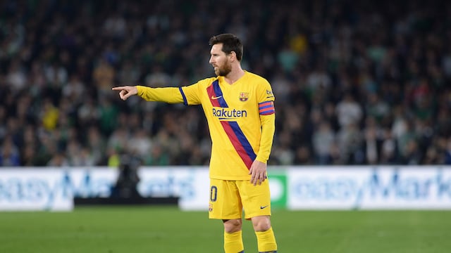 Messi con el Barça