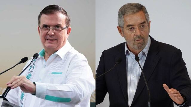 Marcelo Ebrard y Juan Ramón de la Fuente
