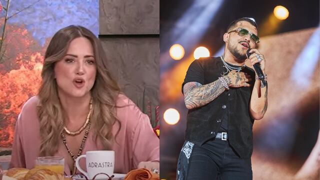 Andrea Legarreta y Christian Nodal