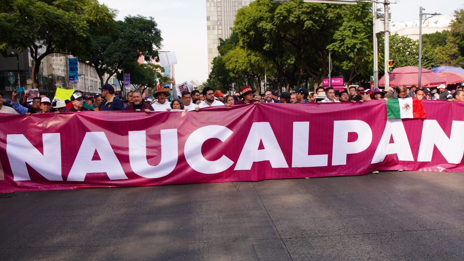 Naucalpan respalda a Claudia Sheinbaum en la marcha de la 4T