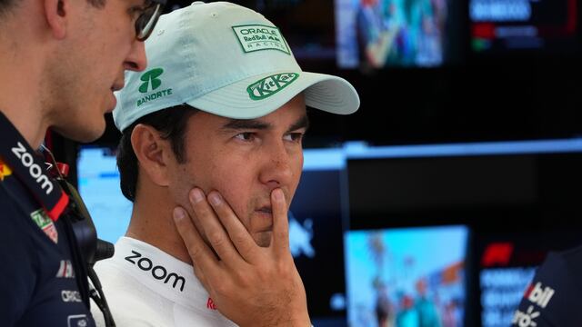 Checo Pérez, piloto mexicano.