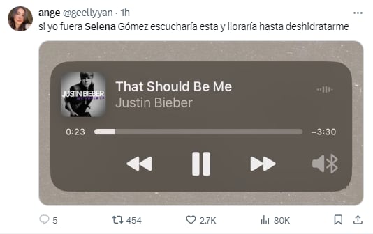 Selena Gomez memes tras el anuncio de Justin Bieber y Hailey Bieber