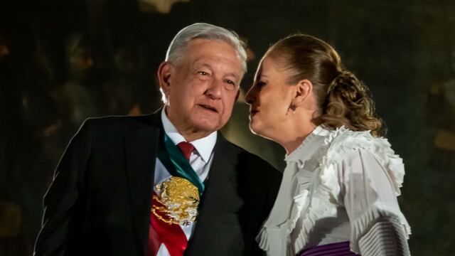 AMLO y Beatriz Gutiérrez